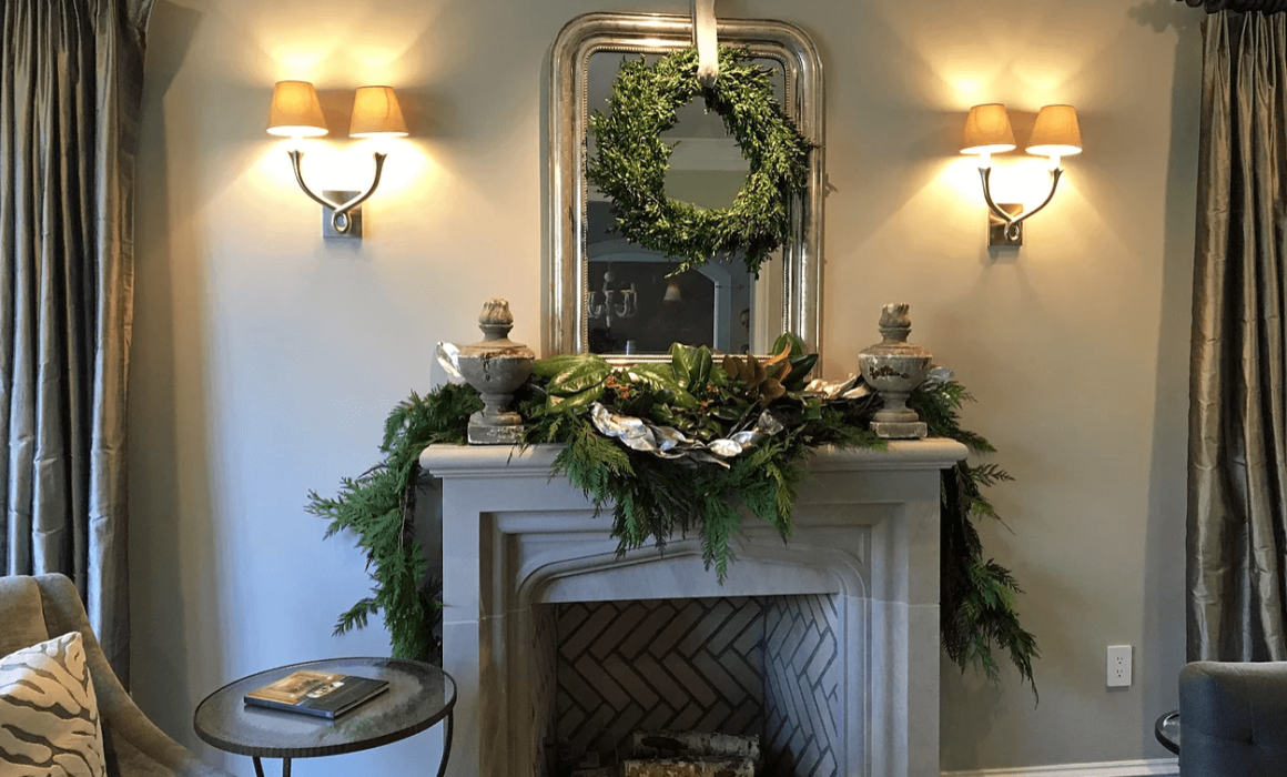 Winter Greens on Mantle