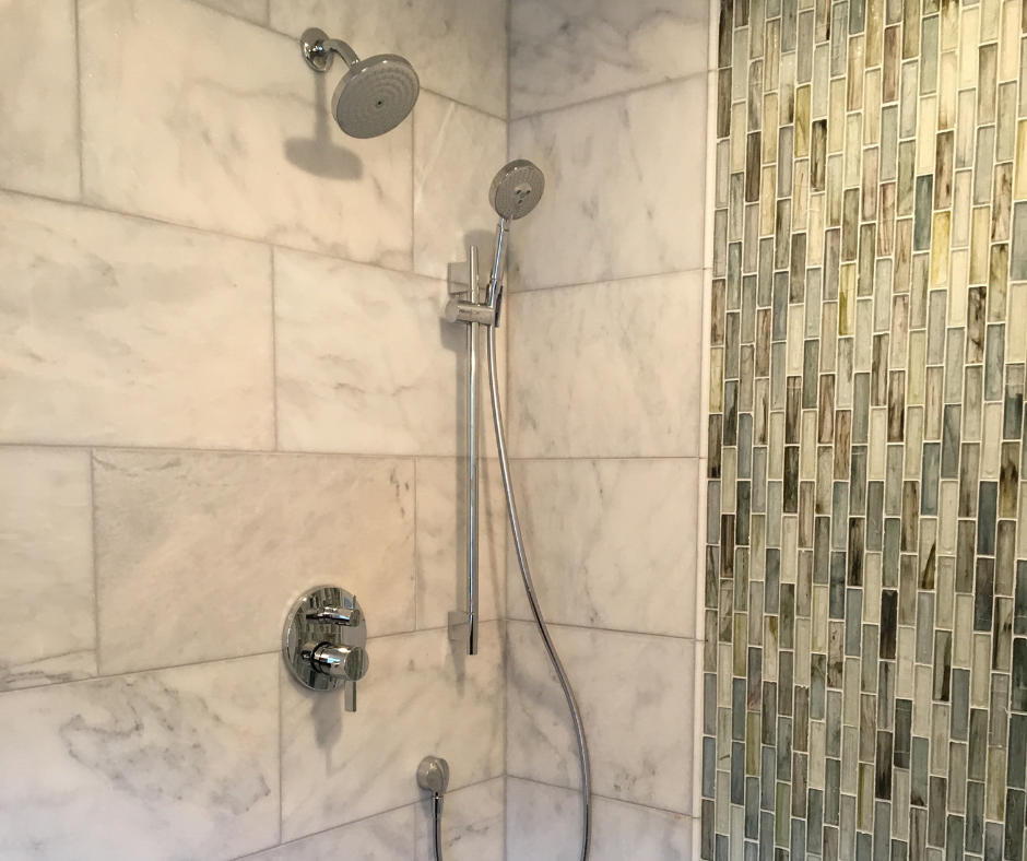 Mixed Tiles in a Shower Project